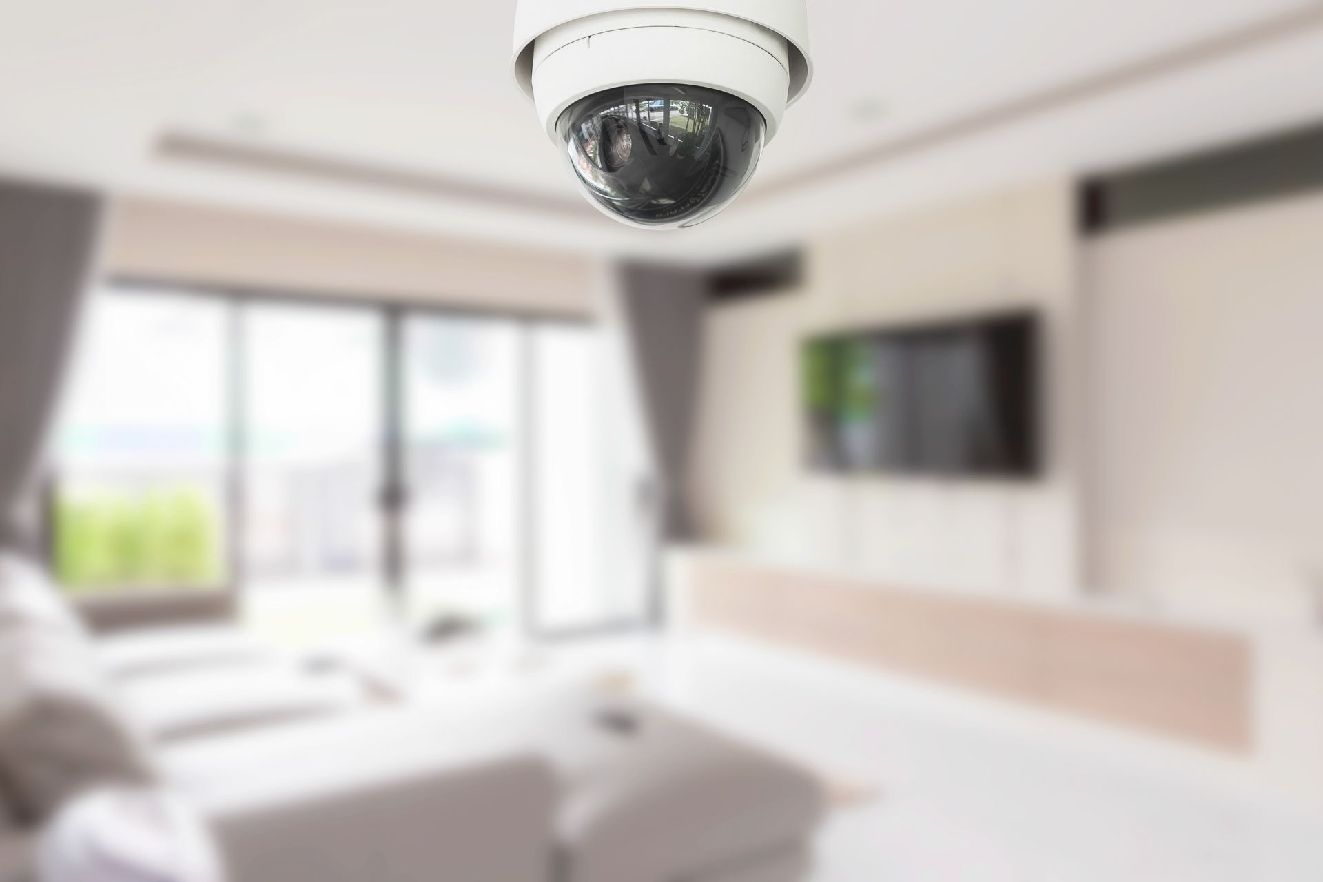 Can a dome camera assembly be used for outdoor surveillance?